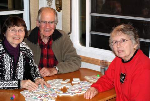 Photo of domino players